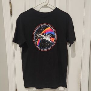 Vans Black Tee with Space Graphic